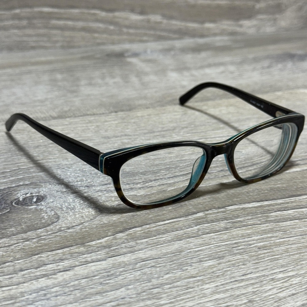 Kate Spade NY Blakely Eyeglass Frames Womens 135 Teal Tortoise Rectangle 0JLM